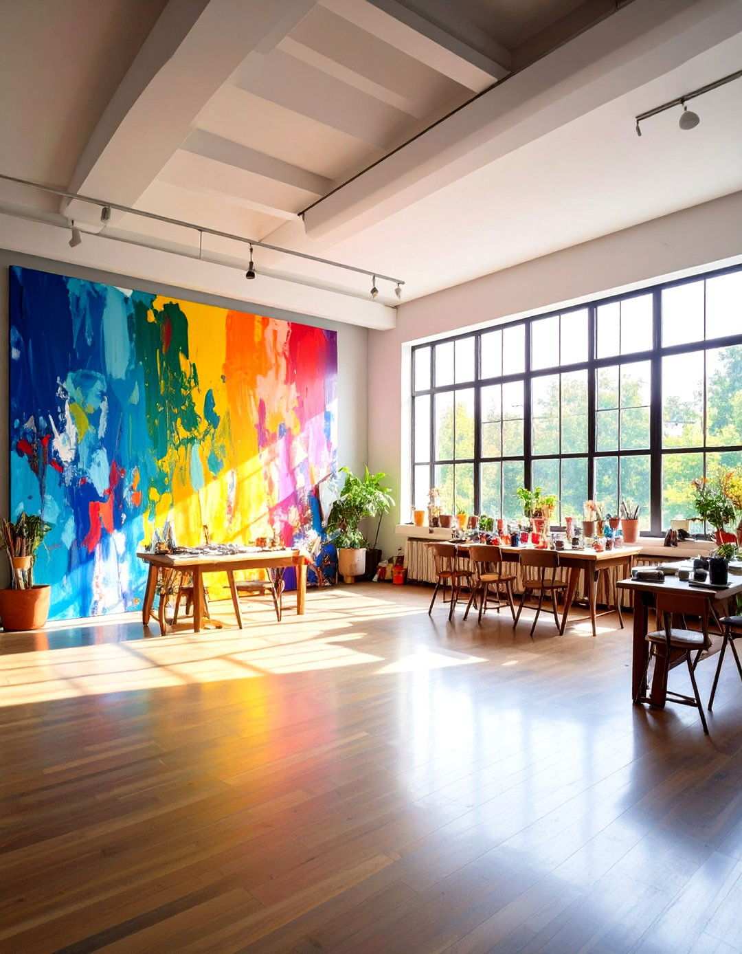 Abstract Brushstroke Art - 24 Wall Painting Ideas of Any Room