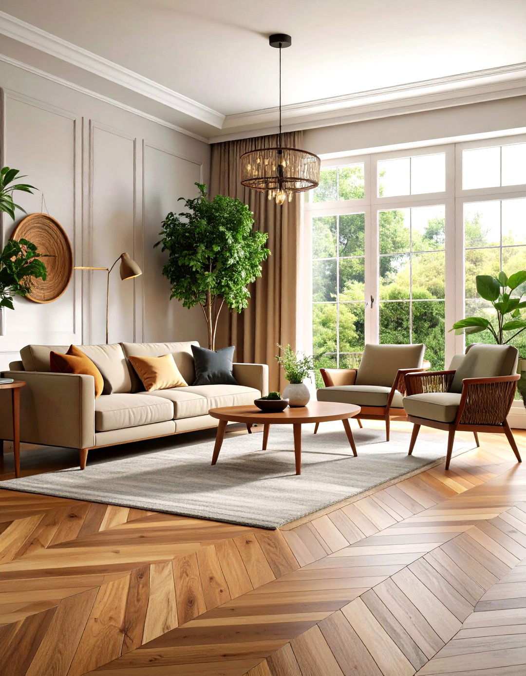 Acacia Unique Grain Patterns - 24 Wood Floor Ideas