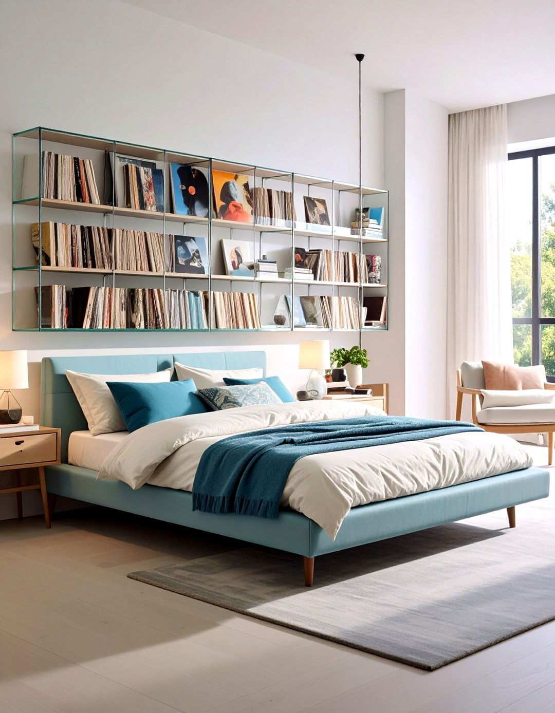 Acrylic Display Shelves - 24 Vinyl Record Storage Ideas
