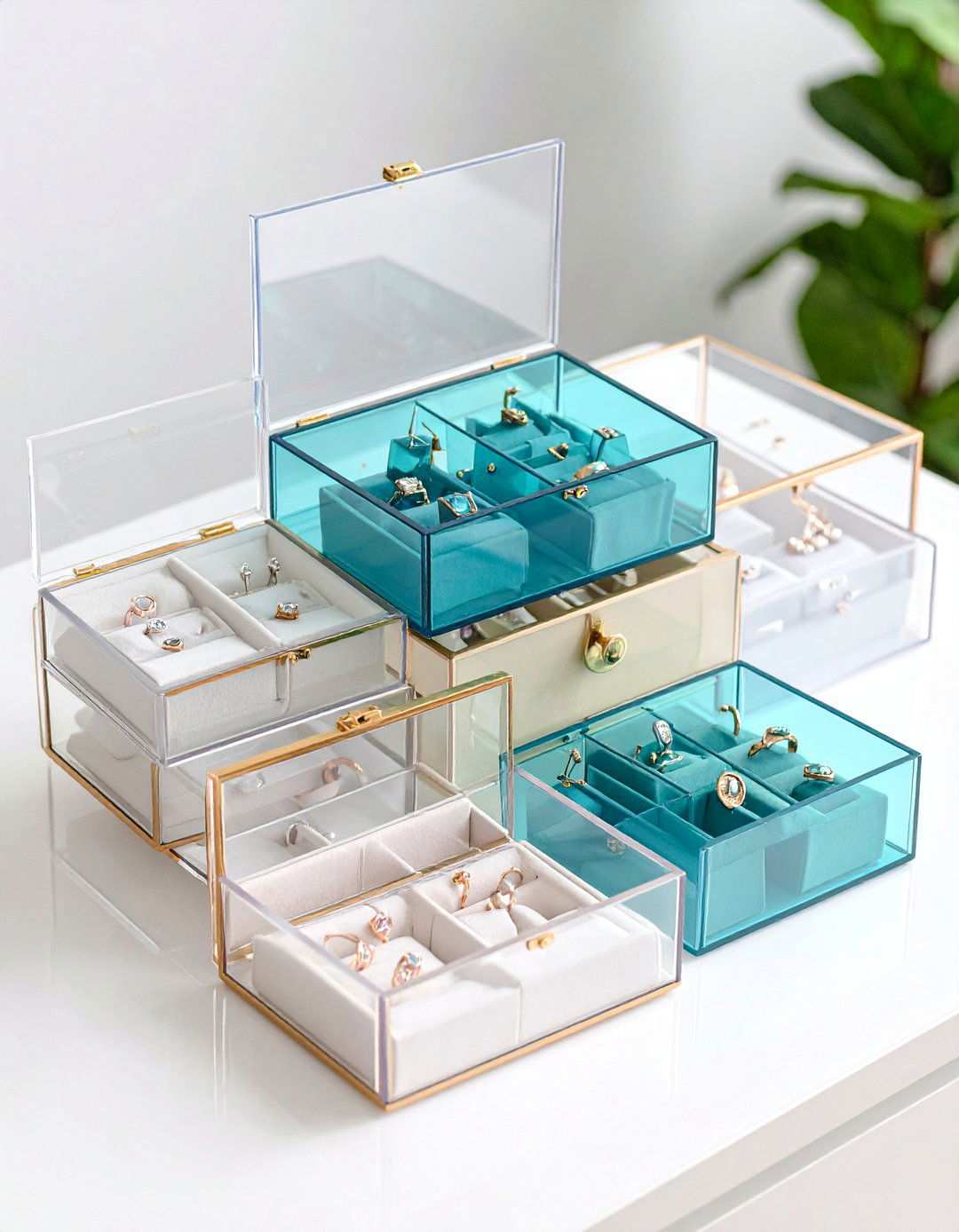 Acrylic Stackable Display Systems - 24 Jewelry Storage Ideas