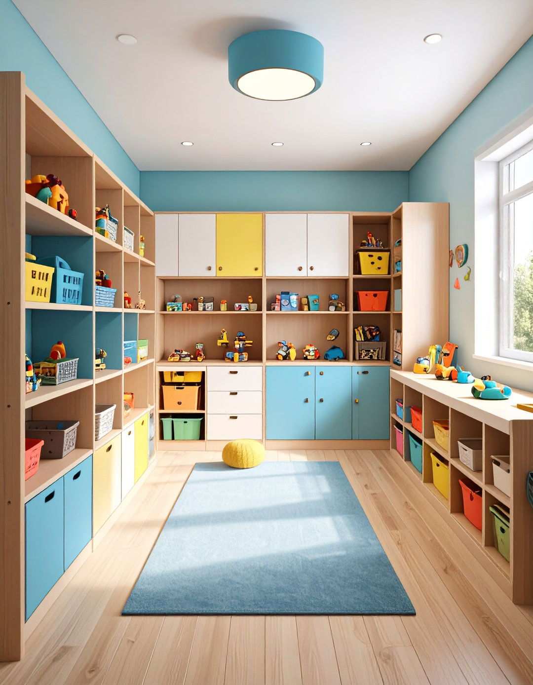 Activity Specific Storage Zones - 24 Playroom Storage Ideas