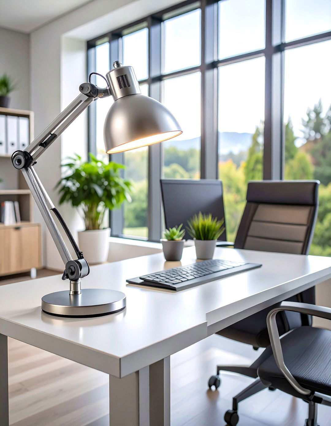 Adjustable LED Desk Lamps with Smart Features - 24 Home Office Lighting Ideas