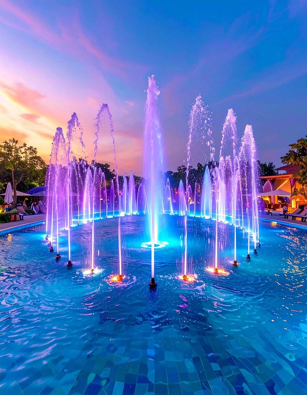 Adjustable Spray Patterns - 24 Pool Fountain Ideas
