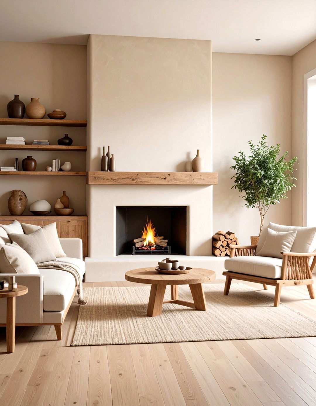 Adobe Fireplace Focal Point Living Room - 24 Southwestern Living Room Ideas