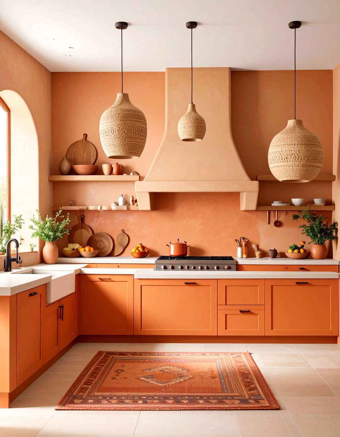 Adobe Stucco Wall Finishes - 24 Southwestern Kitchen Ideas