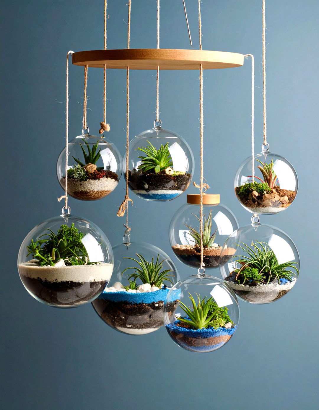 Air Plant Hanging Display - 24 Terrarium Ideas