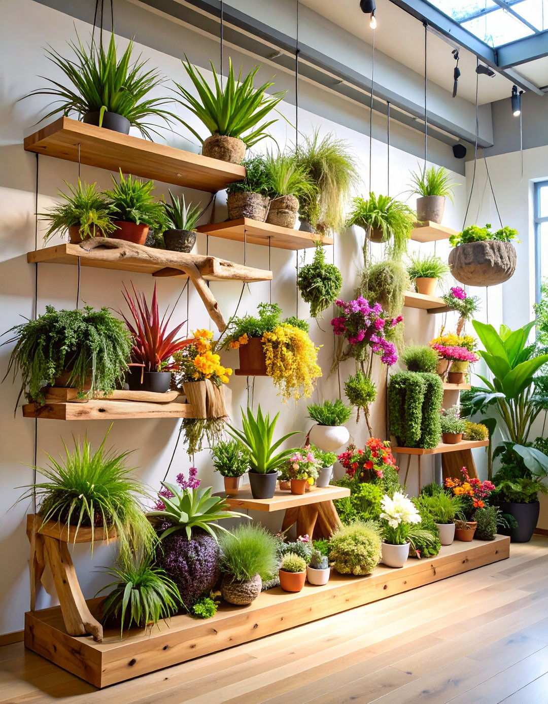 Air Plant Installation Art - 24 Plant Room Ideas