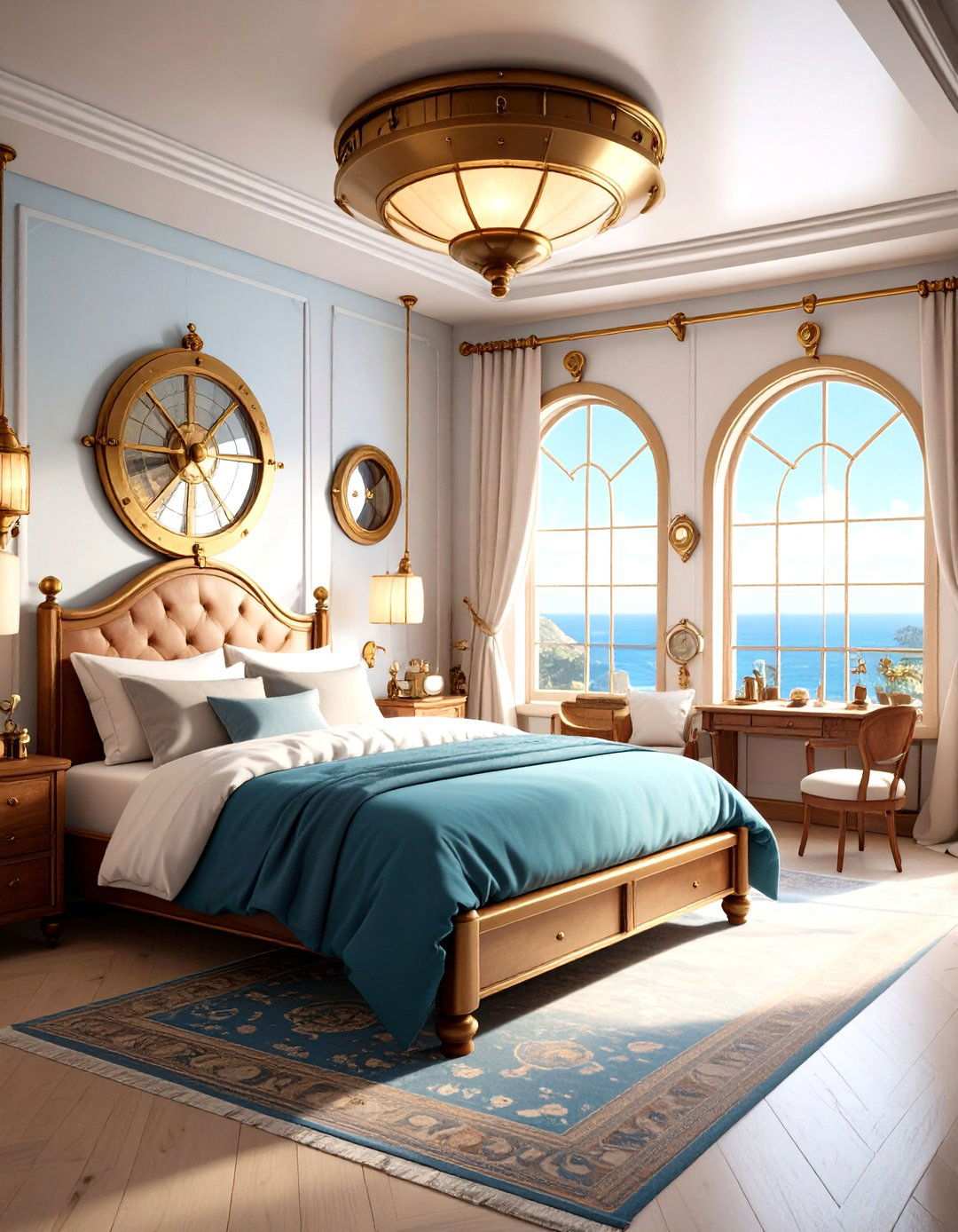 Airship Navigation Theme - 24 Steampunk Bedroom Ideas