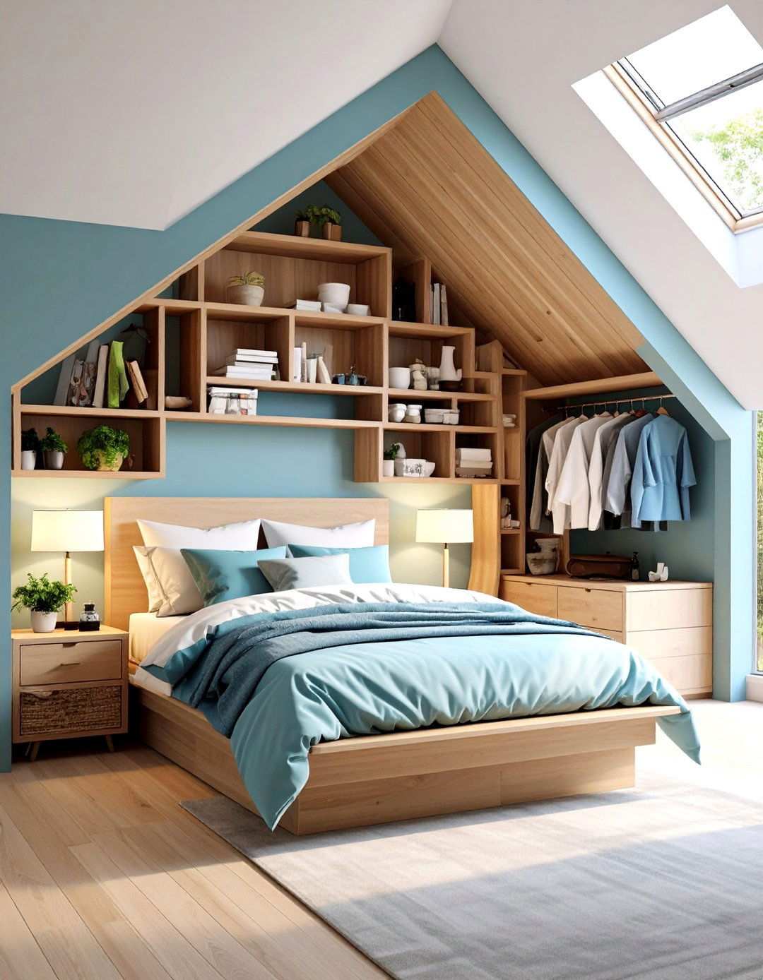 Alcove Built in Storage - 24 small bedroom storage ideas