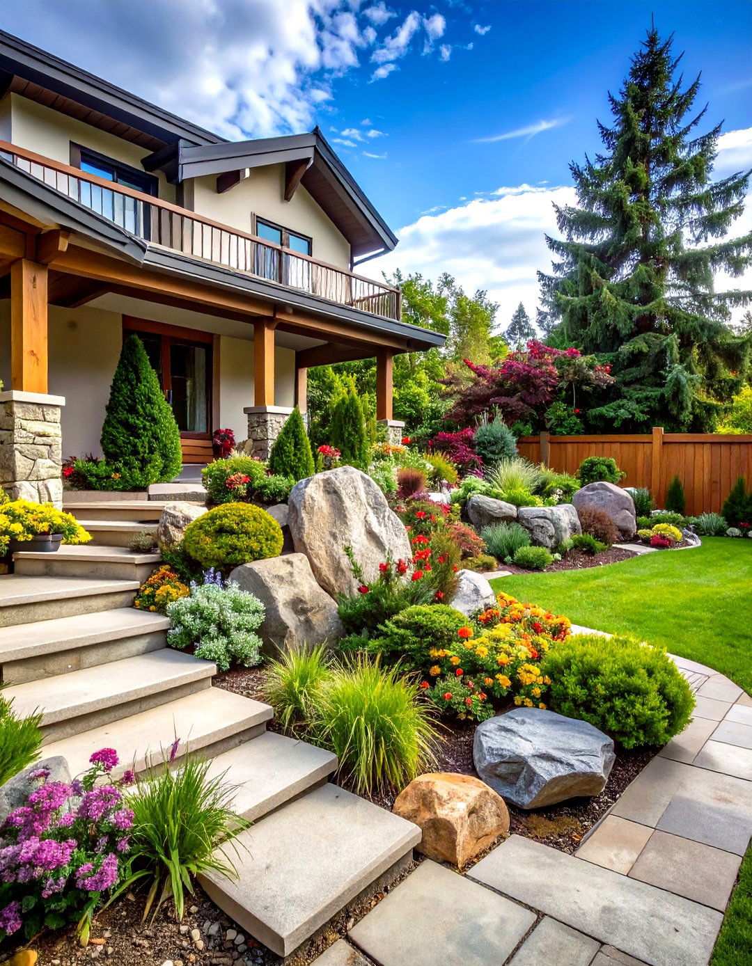 Alpine Mountain Rock Gardens - 24 Rock Landscaping Ideas