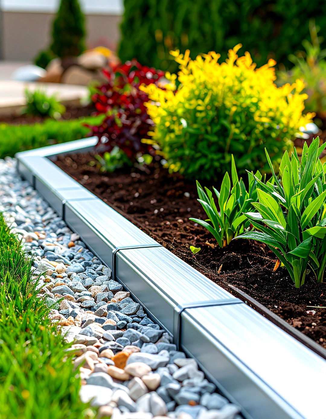 Aluminum Garden Edging Systems - 24 Modern Garden Edging Ideas