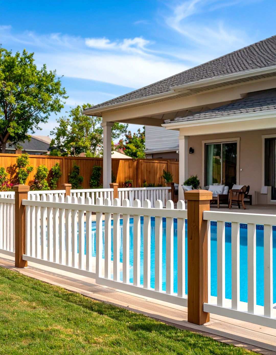 Aluminum Picket Pool Deck Railings - 24 Pool Deck Railing Ideas