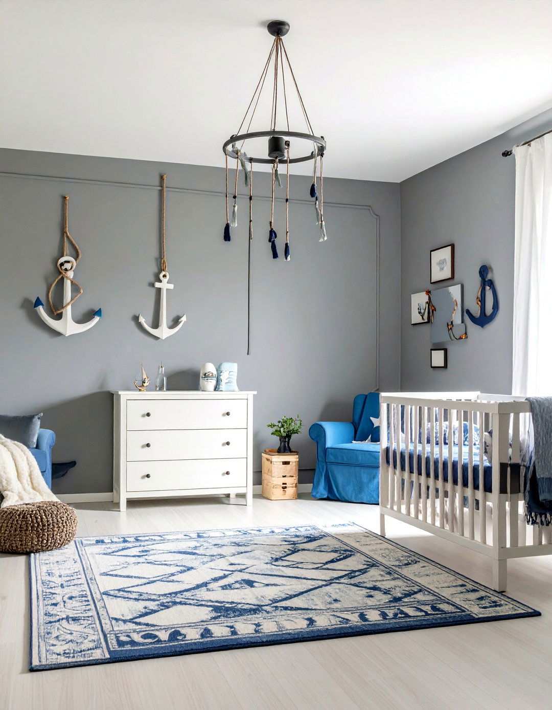 Anchor Away Coastal Haven - 24 Nautical Nursery Ideas