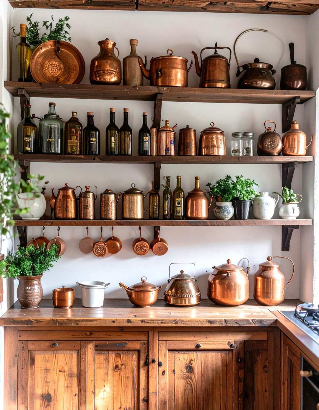 Antique Accessory Display Areas - 24 Tuscan Kitchen Design Ideas