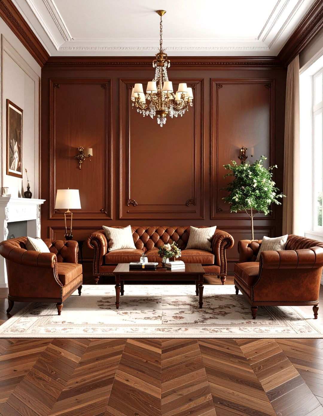 Antique Brown Aged Finish - 24 Wood Floor Colors