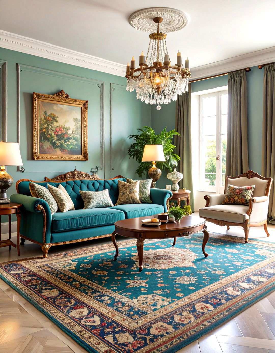 Antique Modern Fusion Living Room - 24 Luxury Living Room Ideas