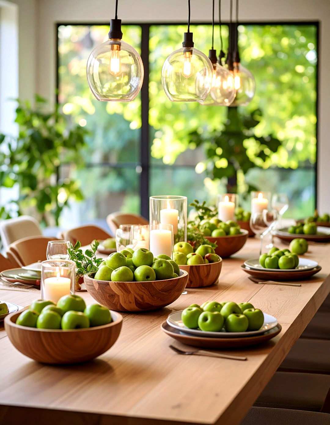 Apple Orchard Inspired Setup - 24 thanksgiving table decor ideas
