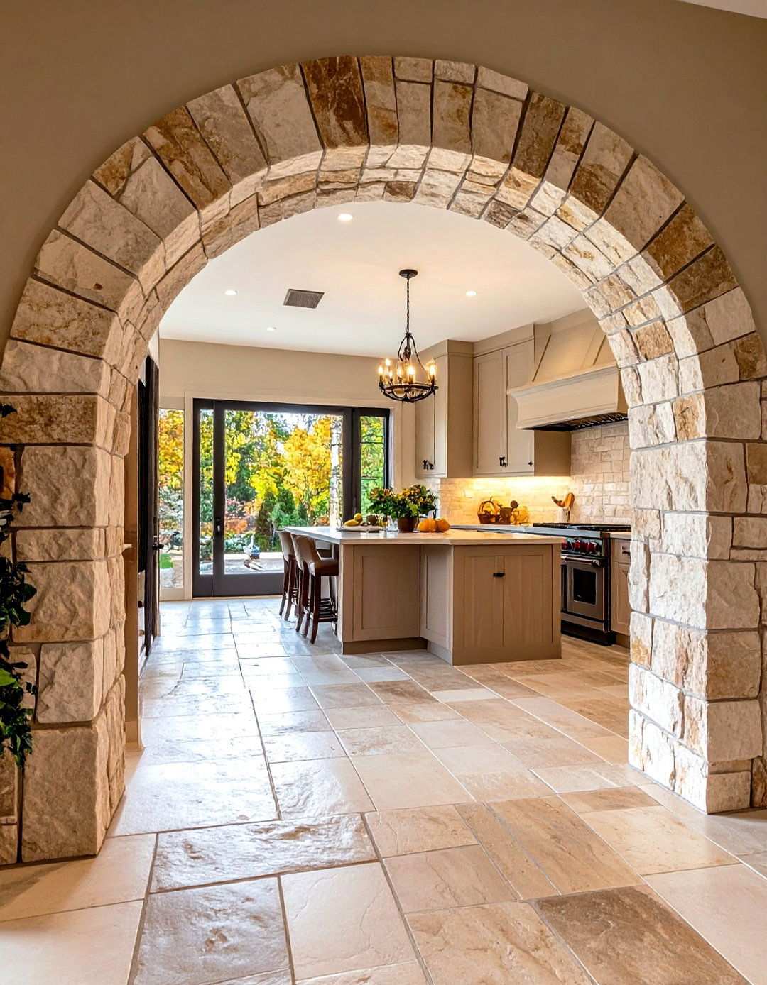 Arched Doorway Kitchen Entry - 24 Tuscan Kitchen Design Ideas