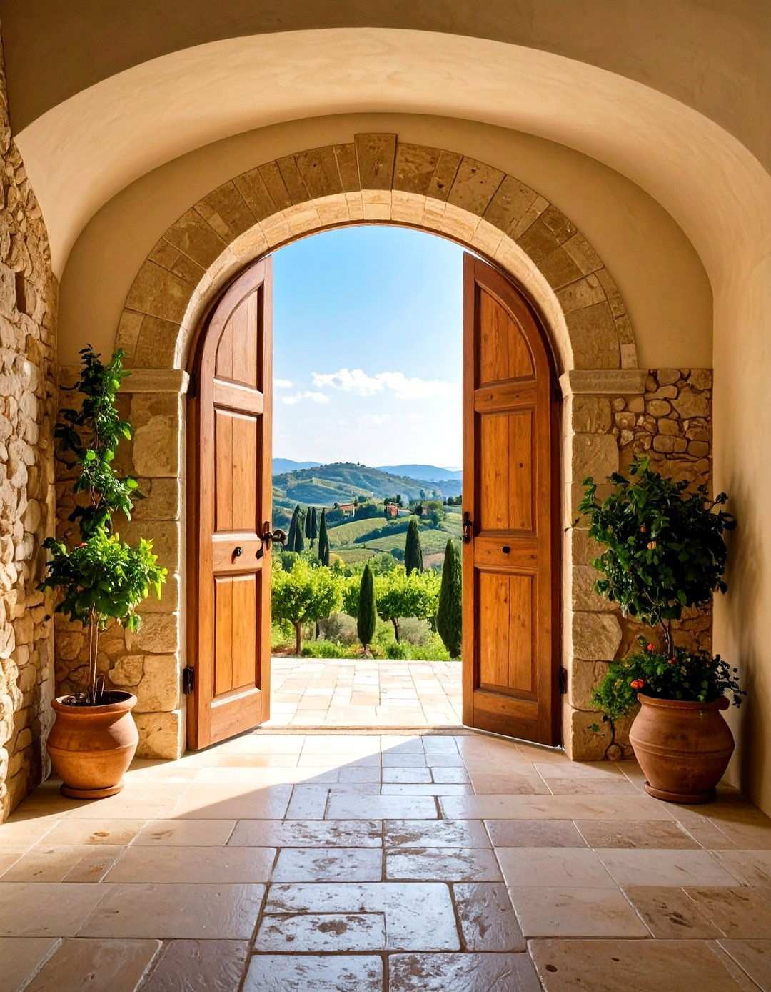 Arched Doorways and Windows - 24 Tuscan Interior Design Ideas
