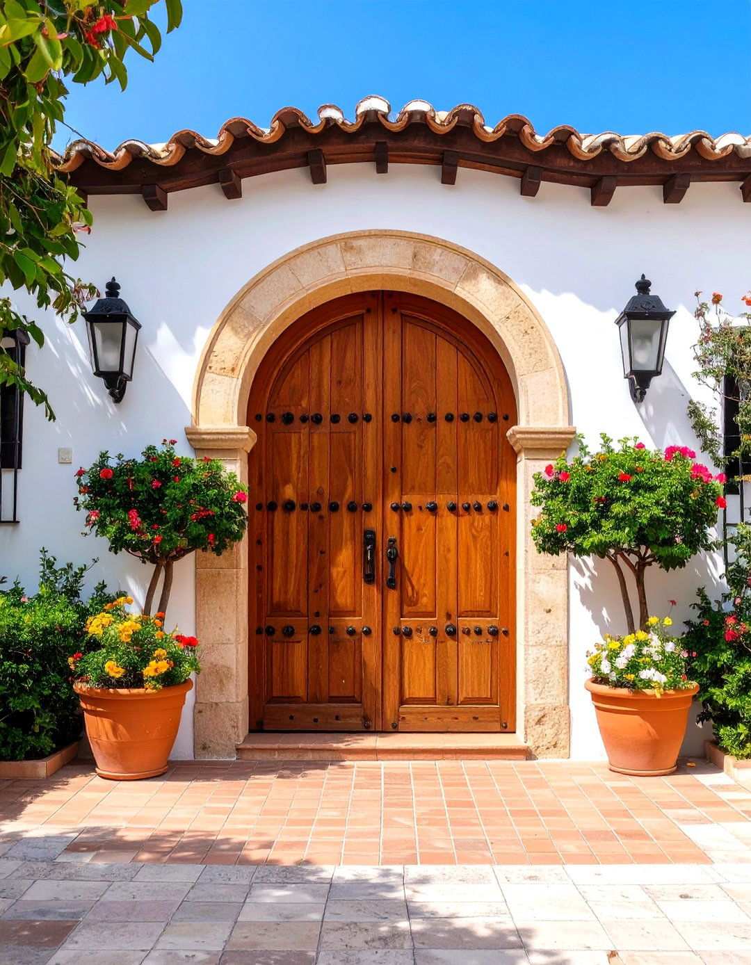 Arched Entry Doorways - 24 spanish style home exterior ideas