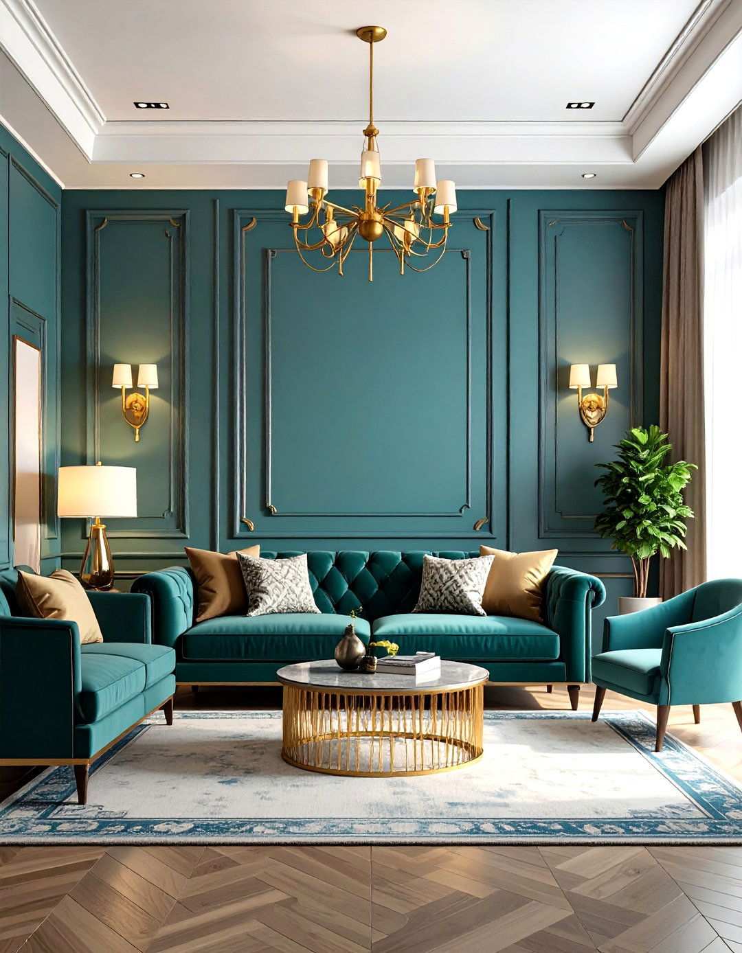 Architectural Console Wall Feature - 24 Tv Console Decor Ideas