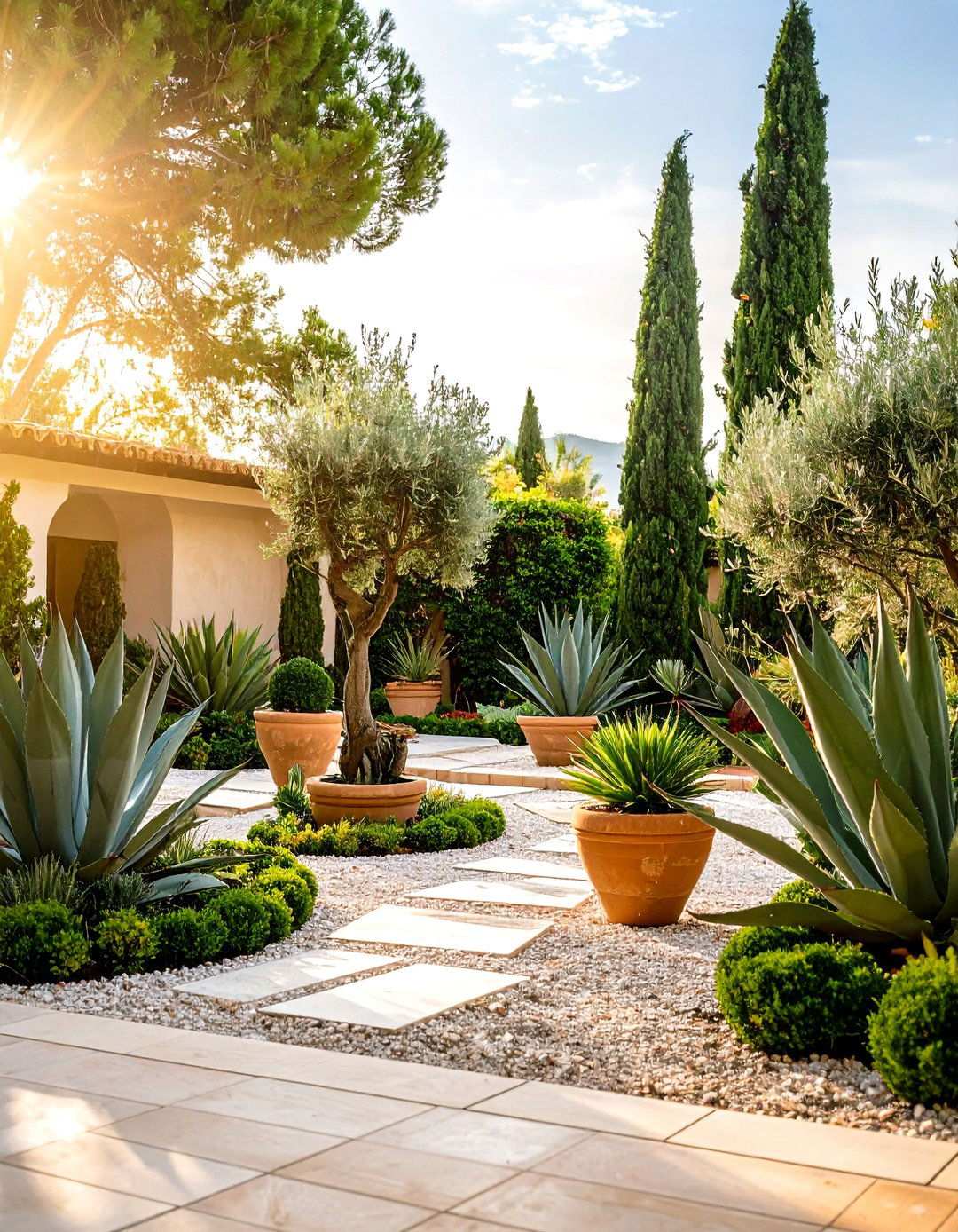 Architectural Plant Sculptures - 24 Mediterranean Garden Ideas