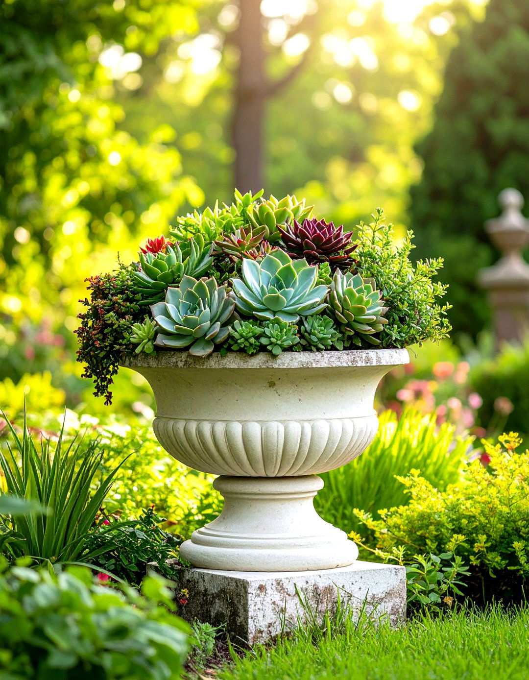 Architectural Salvage Planter Conversions - 24 Outdoor Succulent Container Ideas