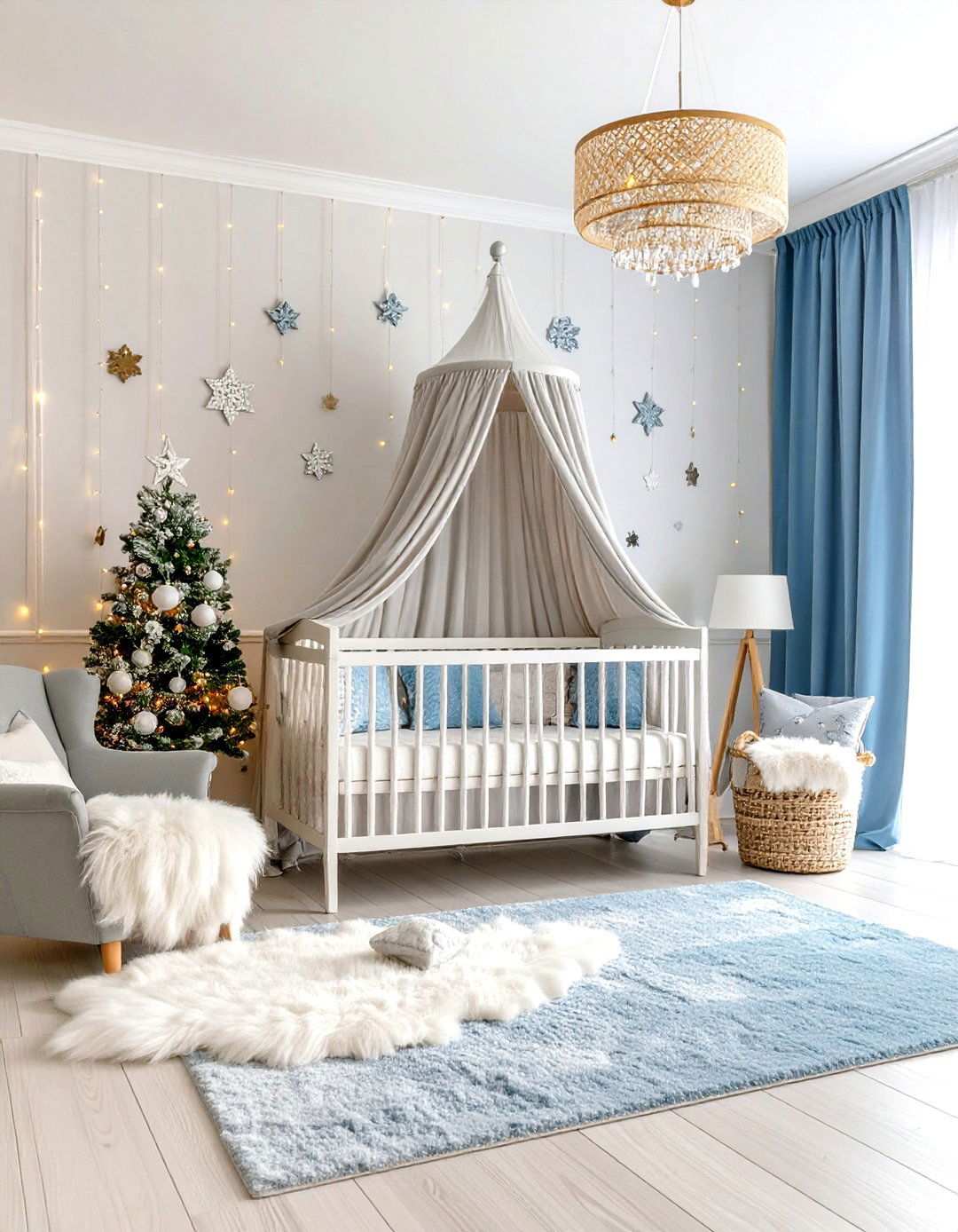 Arctic Ice Princess Winter Palace - 24 Princess Nursery Ideas