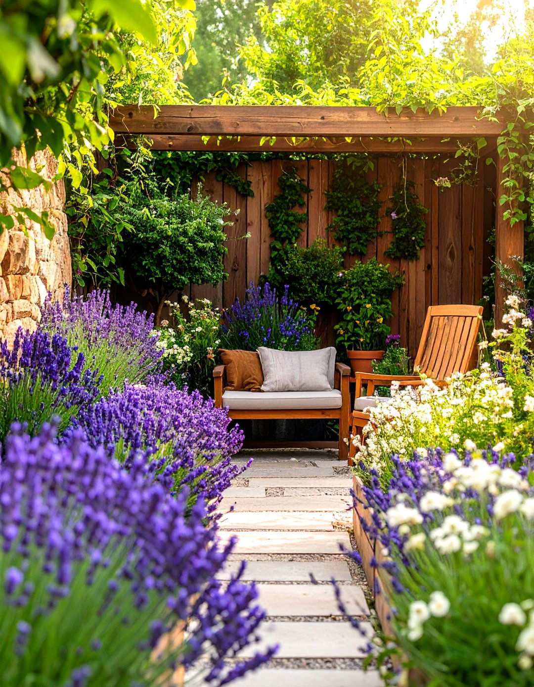 Aromatic Sensory Experience - 24 Small Walled Garden Ideas