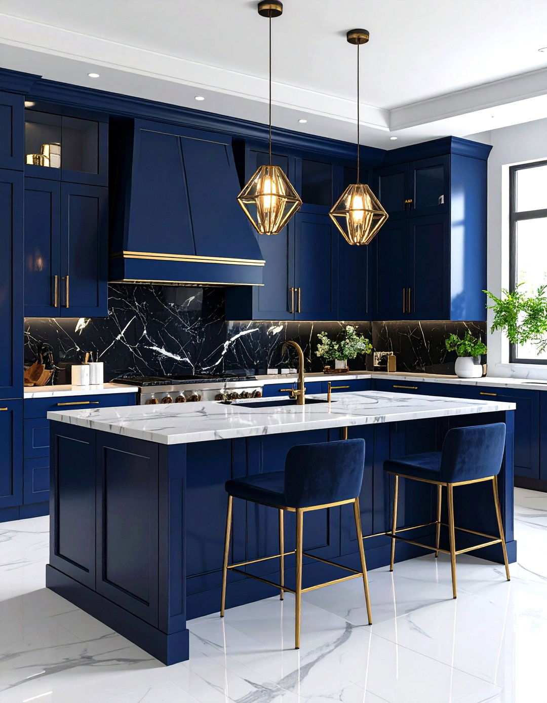 Art Deco Glamour Kitchen - 24 Retro Kitchen Ideas