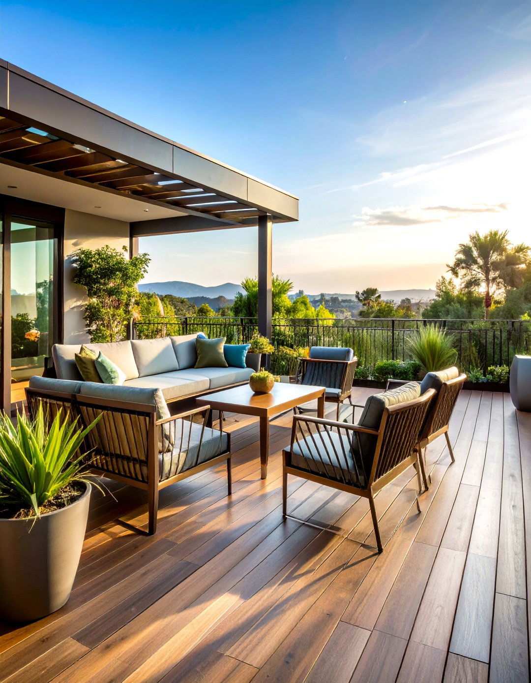 Art Deco Inspired Metal Designs - 24 Metal Deck Railing Ideas