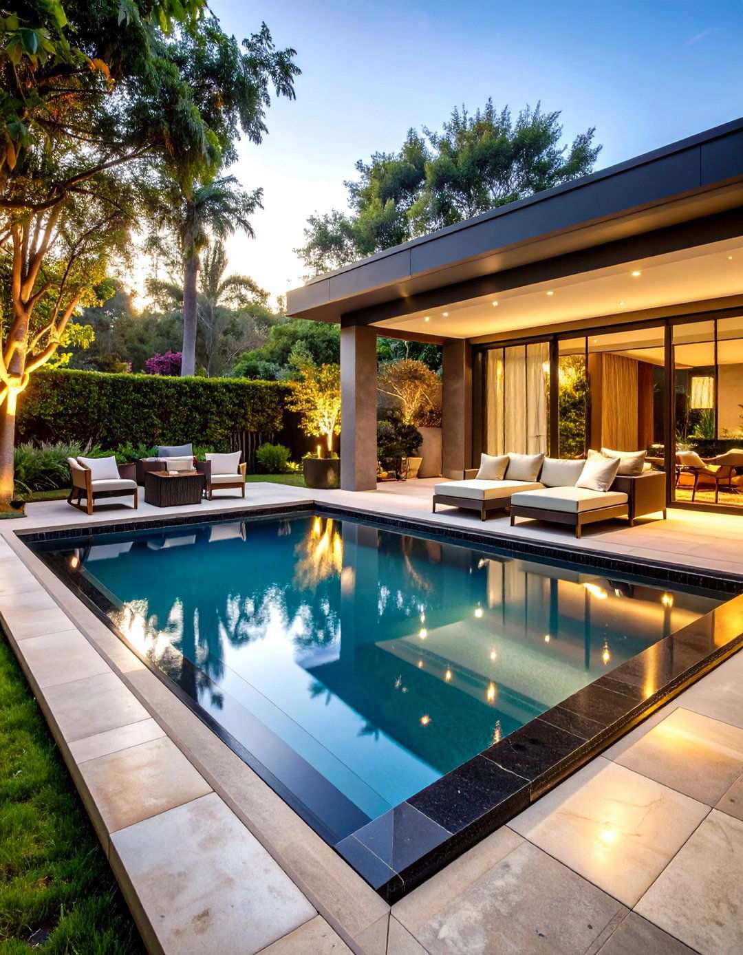 Art Deco Luxury Spool Design - 24 Spool Pool Ideas
