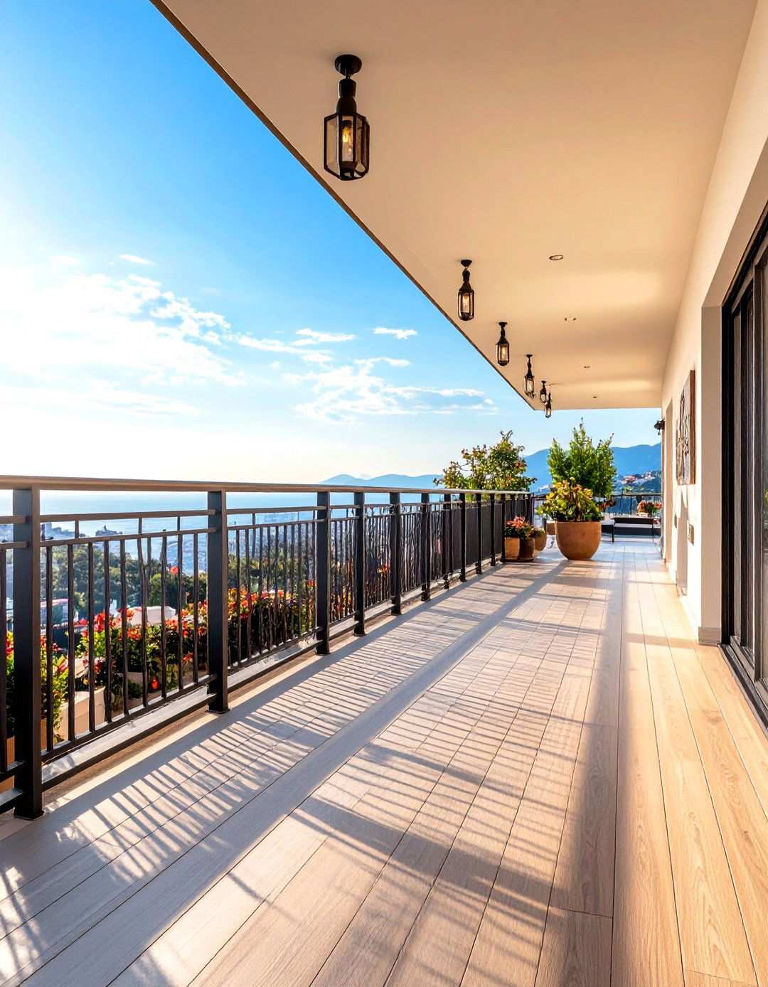 Art Display Gallery - 24 Large Balcony Ideas