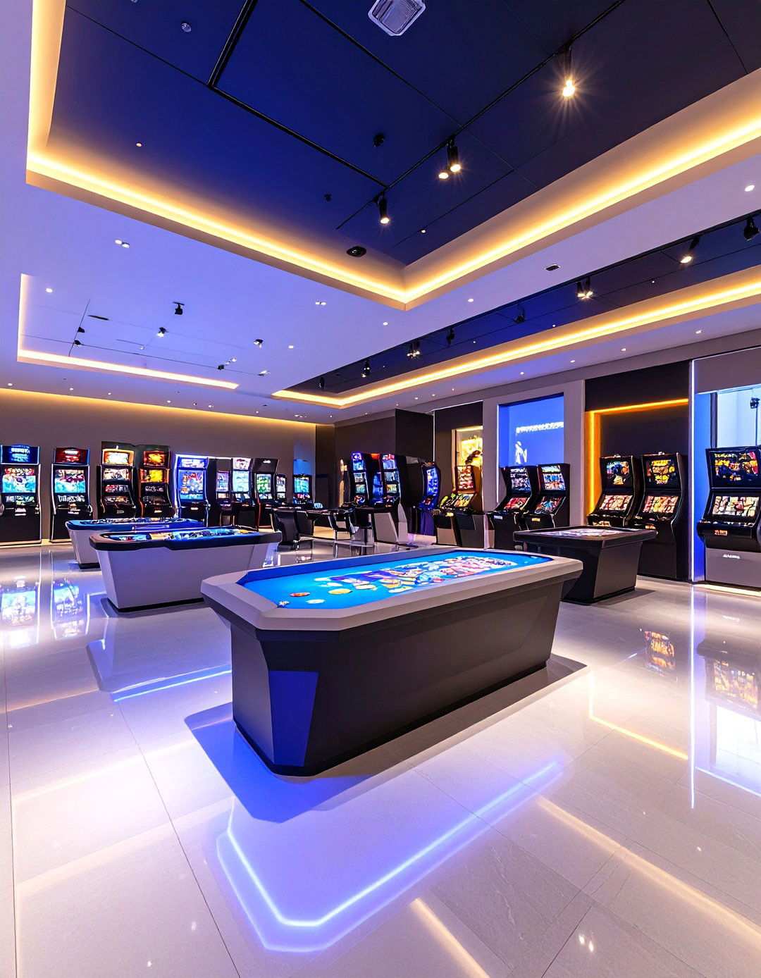 Art Gallery Gaming Museum - 24 Luxury Game Room Ideas