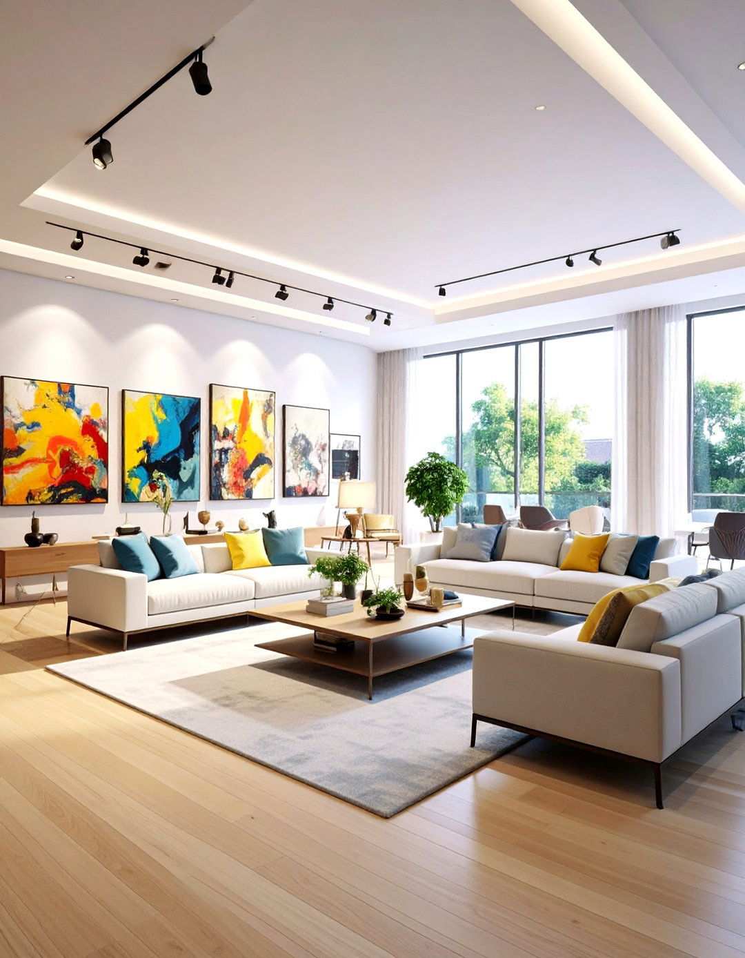 Art Gallery Living Room Design - 24 Mens Living Room Ideas