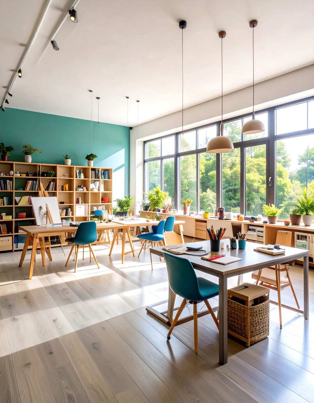 Art Studio Office Hybrid - 24 Modern Home Office Ideas