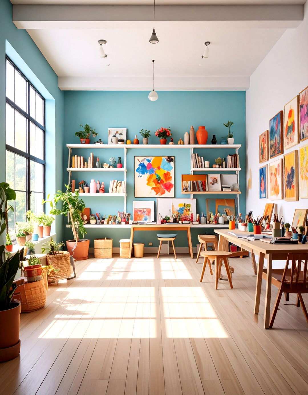 Artistic Gallery Utility Space - 24 Utility Room Ideas