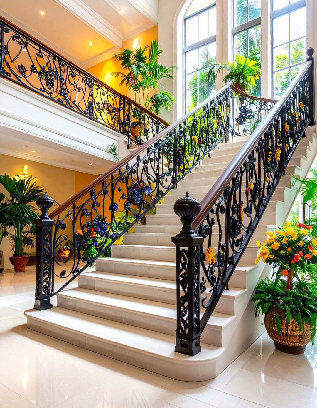 Artistic Metal Baluster Designs - 24 Stair Railing Ideas