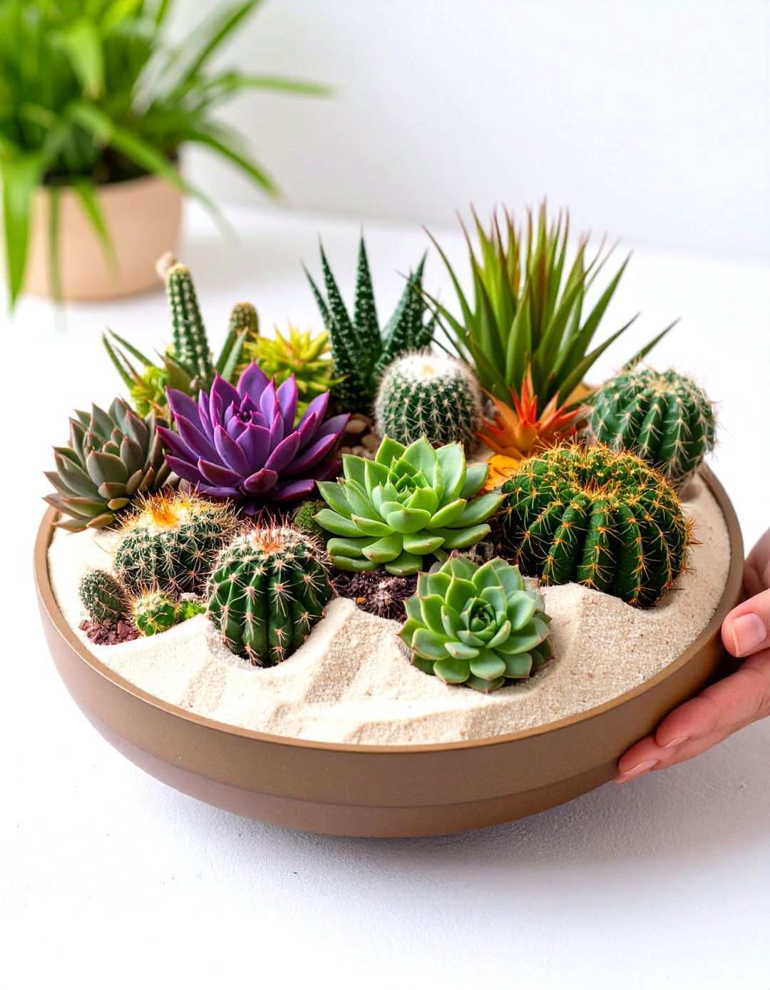 Artistic Sand Layer Display - 24 Terrarium Ideas