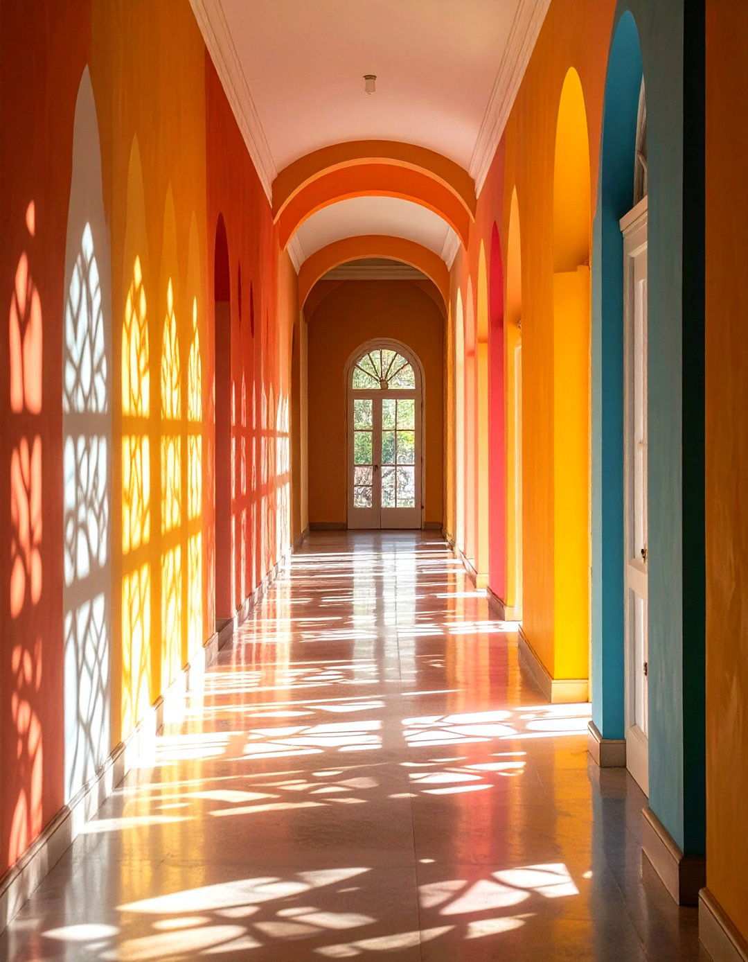 Artistic Shadow Play Design - 24 Narrow Hallway Lighting Ideas