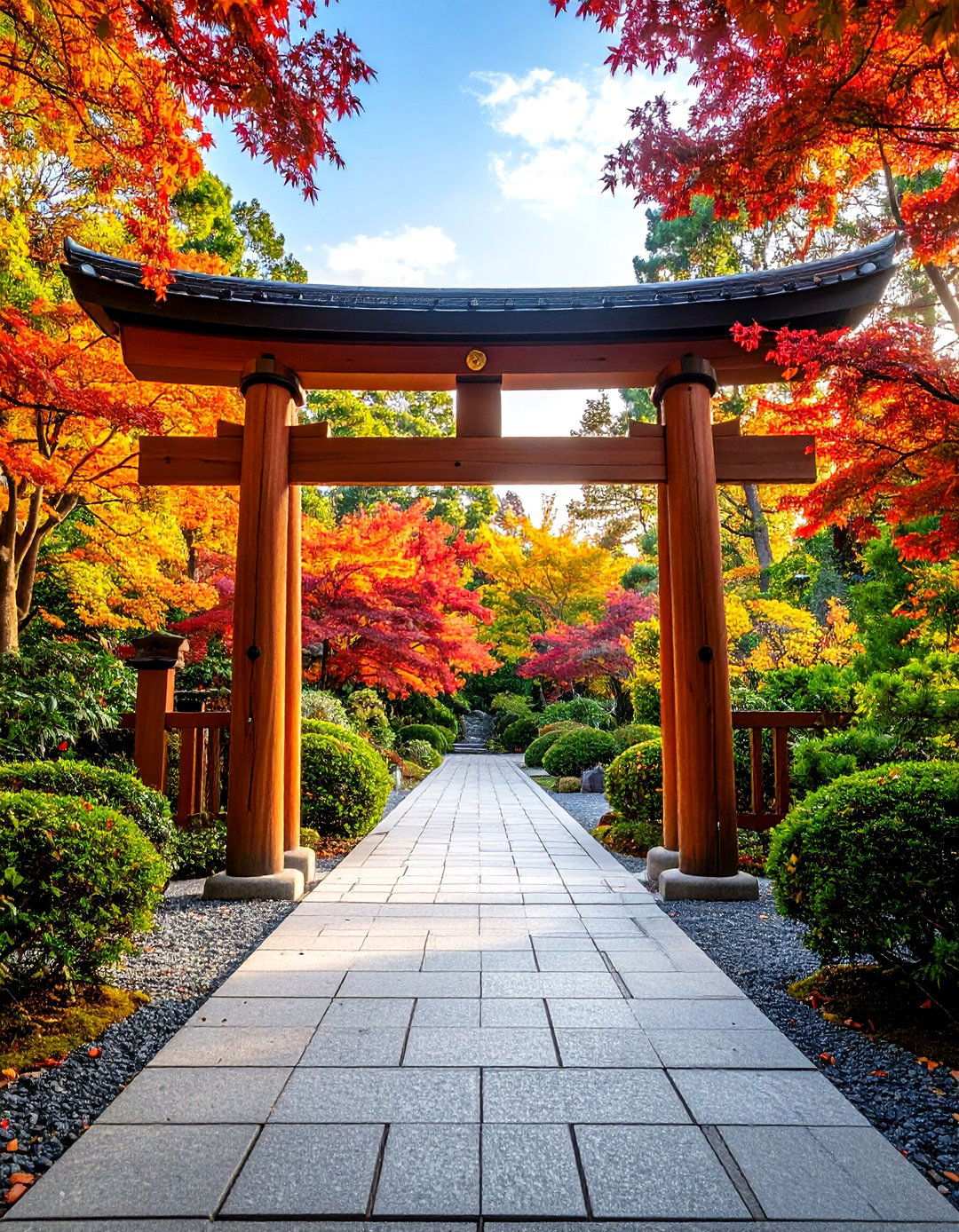 Asymmetrical Balance Gate - 24 Japanese Garden Gate Design Ideas