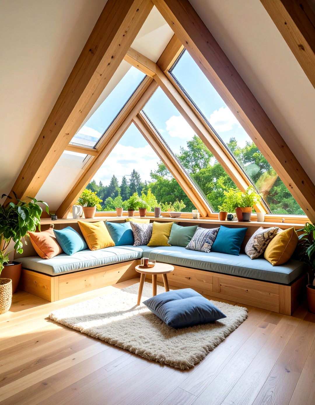 Attic Dormer Window Hideaway - 24 Window Seat Ideas