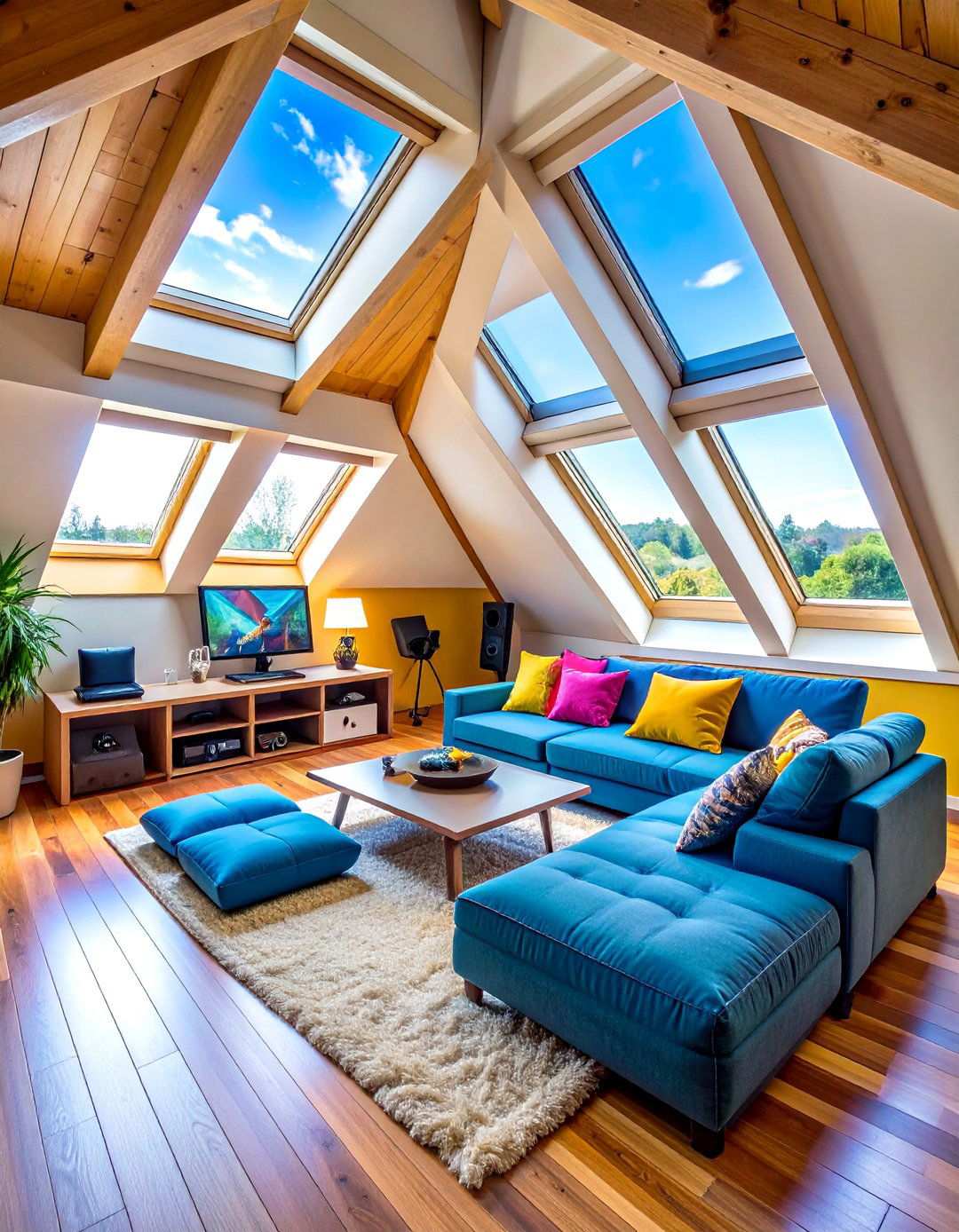 Attic Game Room Conversion - 24 Small Game Room Ideas
