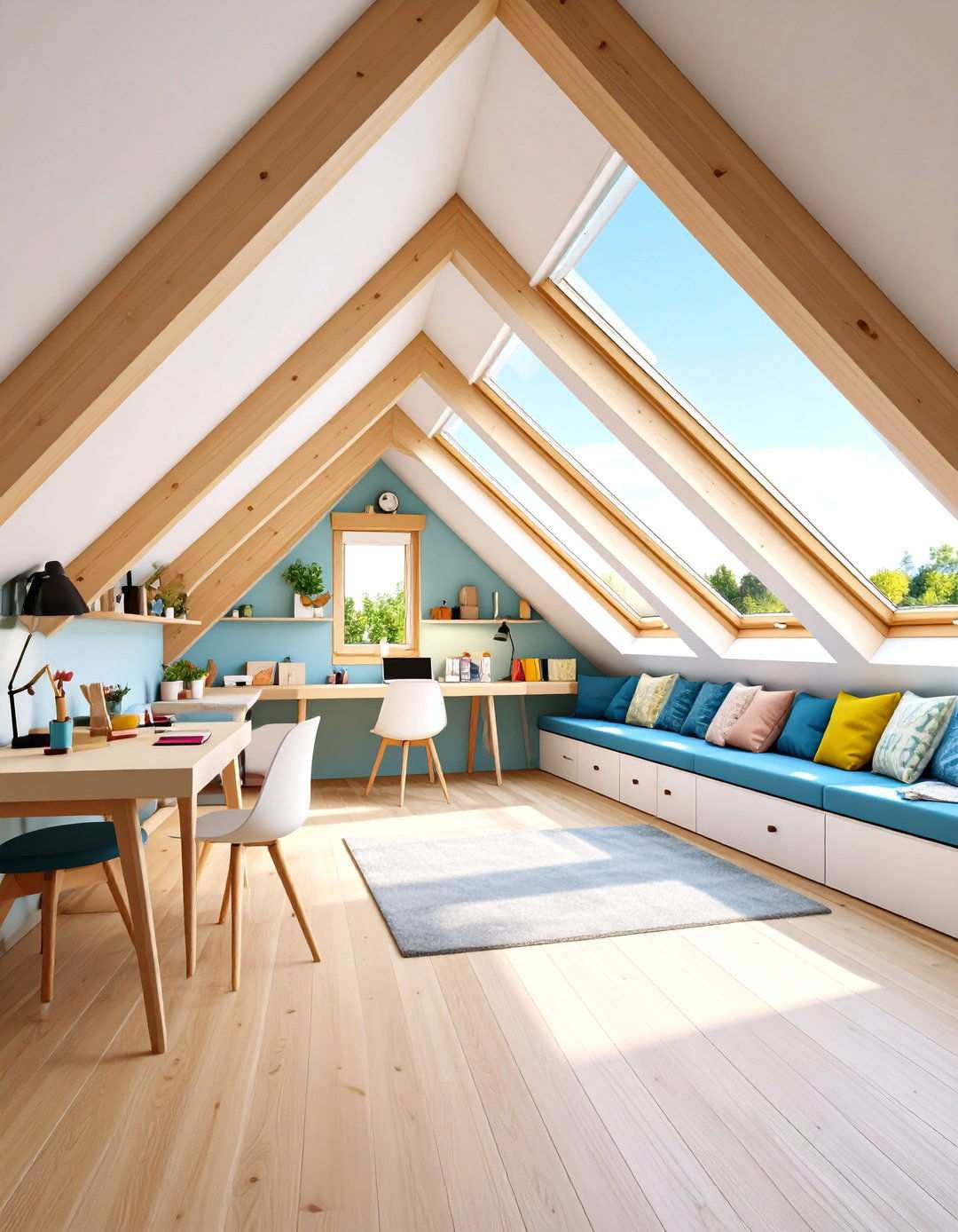 Attic Homeschool Retreat - 24 Homeschool Room Ideas