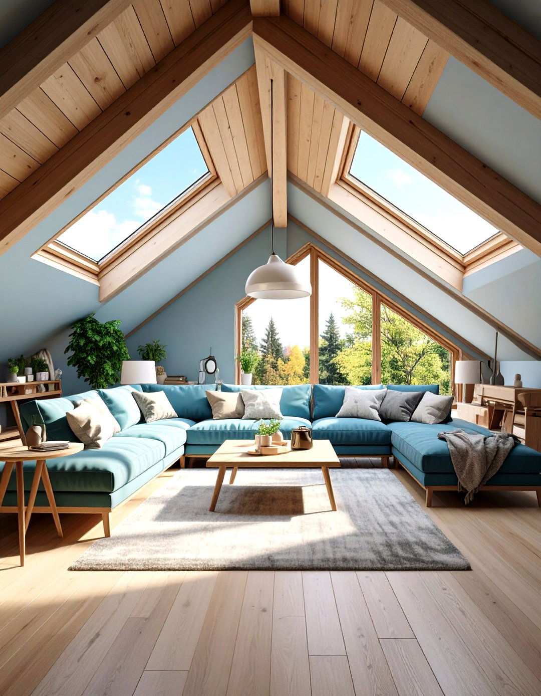 Attic Snug with Sloped Ceilings - 24 Snug Room Ideas