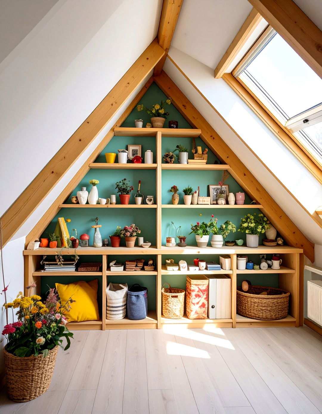 Attic Storage Display Niche - 24 Wall Niche Ideas