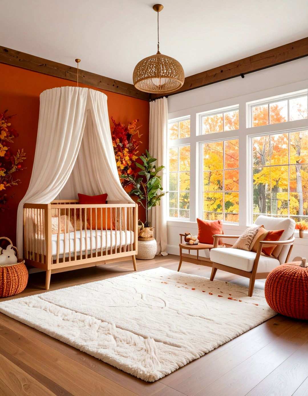 Autumn Woodland Colors - 24 Woodland Nursery Ideas