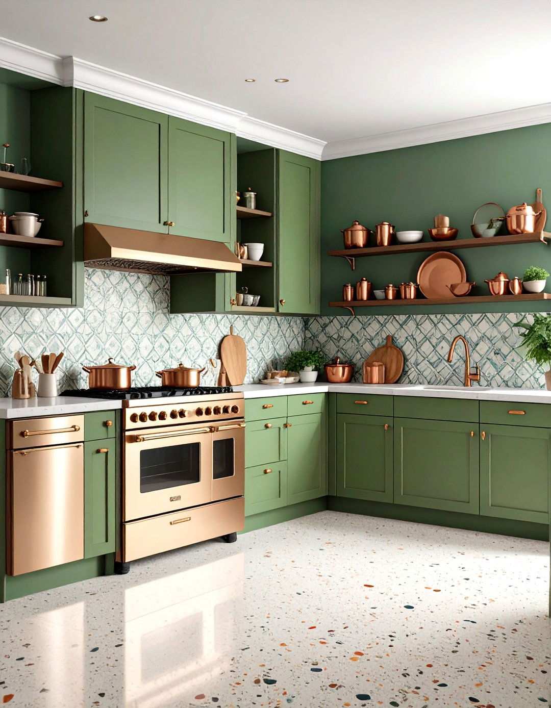 Avocado Green s Kitchen - 24 Retro Kitchen Ideas
