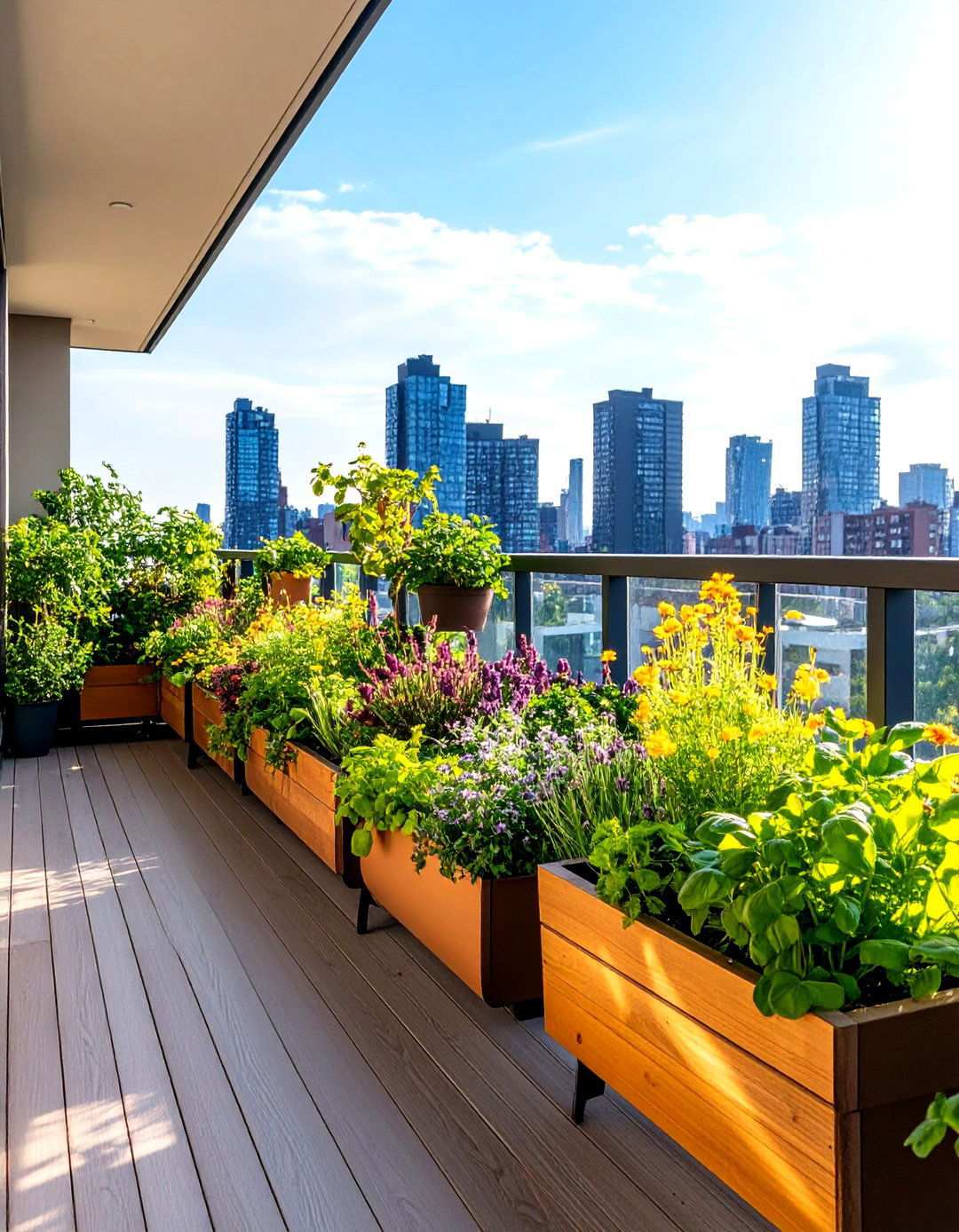 Balcony Container Garden Systems - 24 Potted Plant Arrangement Ideas