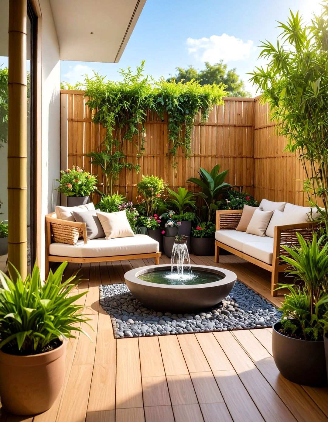 Balcony Zen Space - 24 Zen Garden Ideas